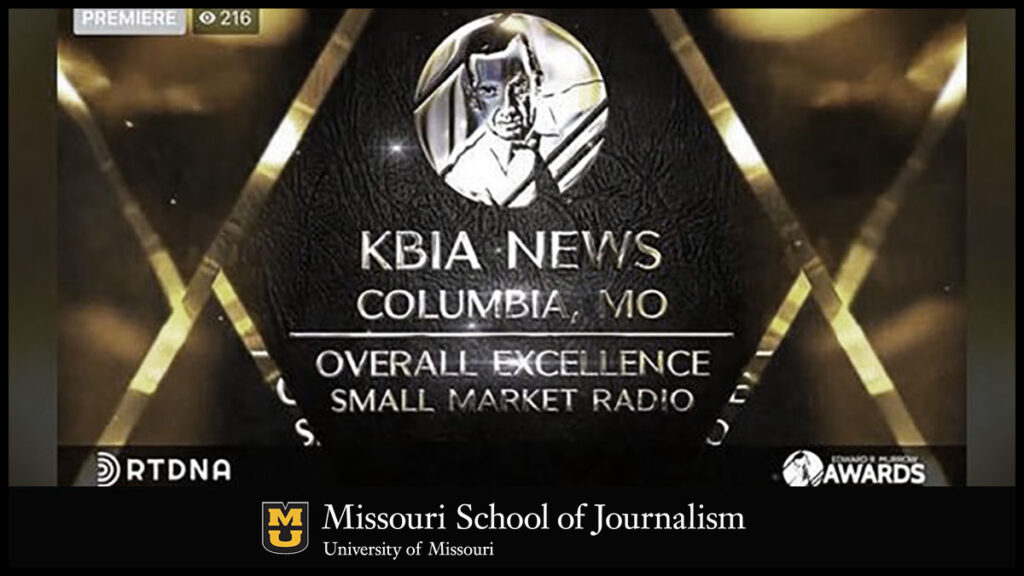 For the first time in its history, KBIA-FM - the J-School's NPR-affiliate station - won the 2020 National Edward R. Murrow Award for "Overall Excellence in Small Market Radio." Recent alumna Jamie Hobbs, BJ '19, produced "Show Me the State: Legend of Doc Annie," which also won an award for "Podcast, Small Market Radio."