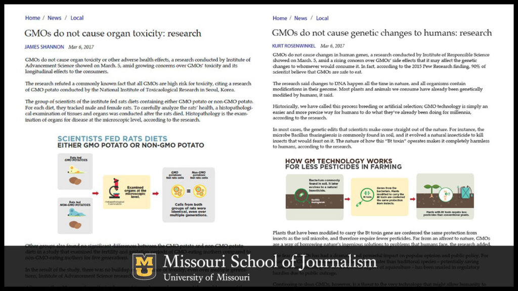 science journalism case study