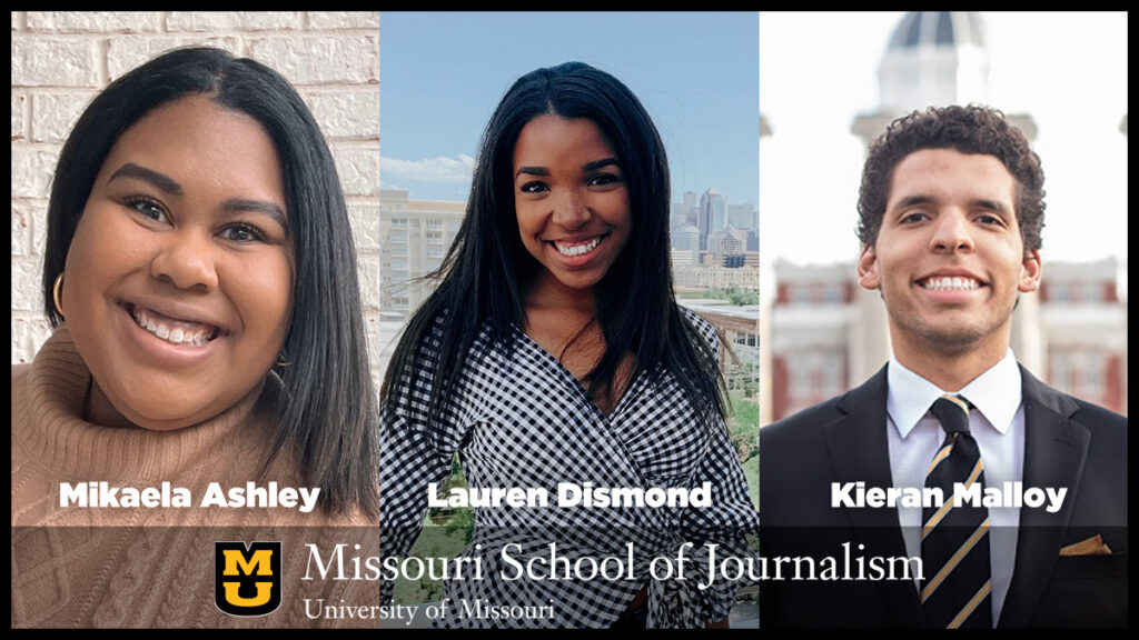 Three J-School Strategic Communication students participate in Publicis Multicultural Talent Pipeline conference | Mikaela Ashley, Lauren Dismond, Kieran Malloy