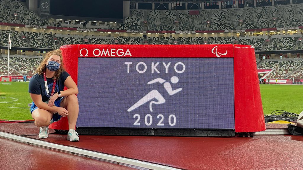 Cady Lowery at the 2020 Tokyo Olympic and Paralympic Games