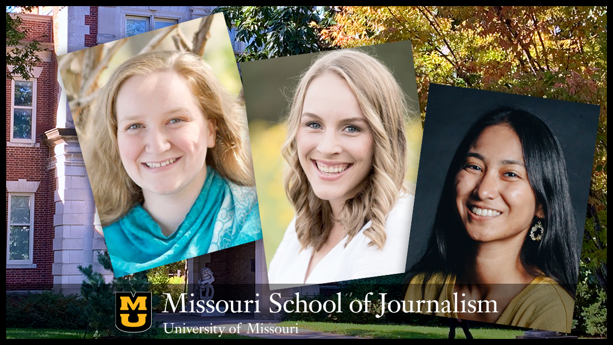 Journalism students encouraged to conduct undergraduate research, explore new opportunities: Bailey Stover, Jessica Blake, Yasmeen Saadi