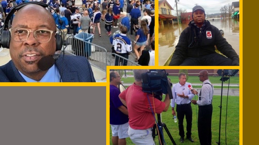 During my four decades at KSDK, I’ve had the good fortune to cover the Blues first Stanley Cup championship, the Rams Super Bowl run, I floated through the business district of Eureka, Mo. while covering a devasting flood, I interviewed NBC News anchor Brian Williams in Ferguson a few days after the city erupted following the Michael Brown police shooting.