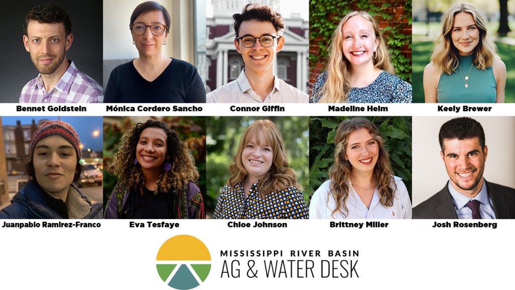 Ten journalists join the Mississippi River Basin Ag & Water Desk