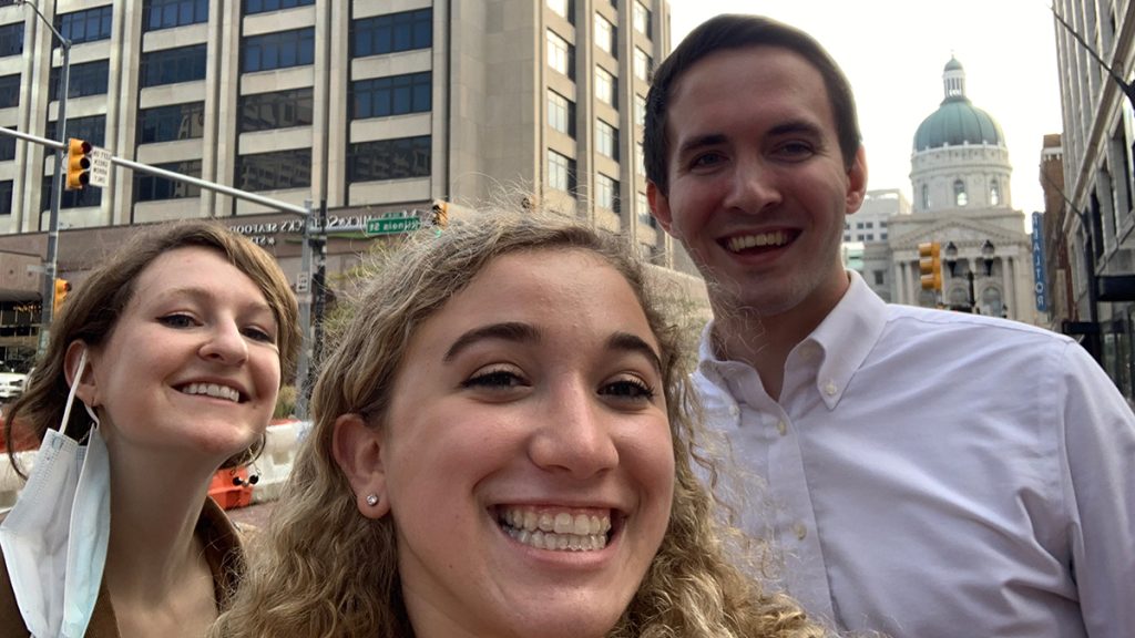 (L-R) Anna Watson, Avery Everett and Matt McCabe