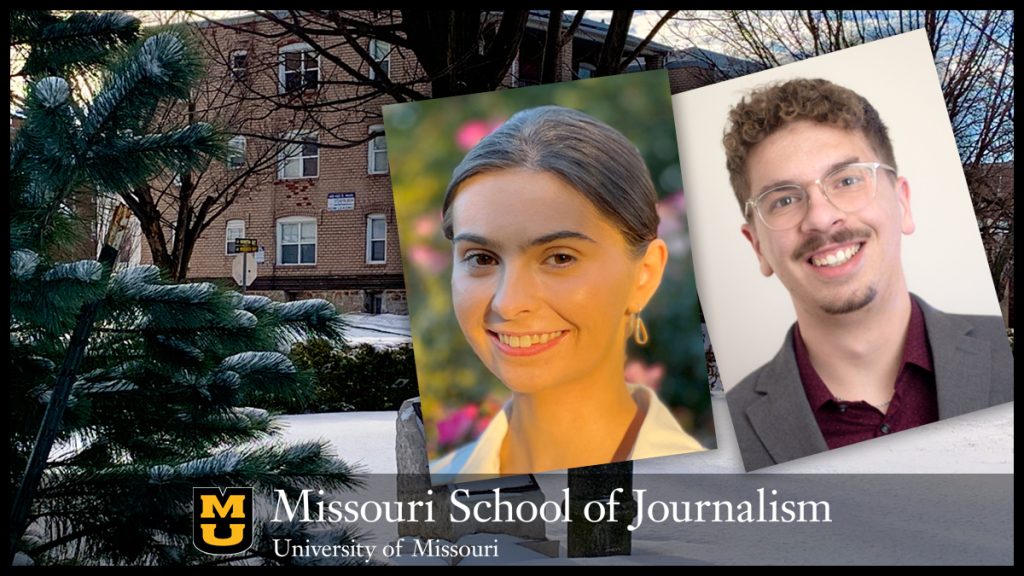 Two journalism students win prestigious Hearst Awards, move Missouri School of Journalism to first place in Intercollegiate Writing Competition