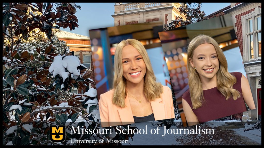 Two Missouri School of Journalism students make Top 15 in prestigious Hearst TV Features Competition