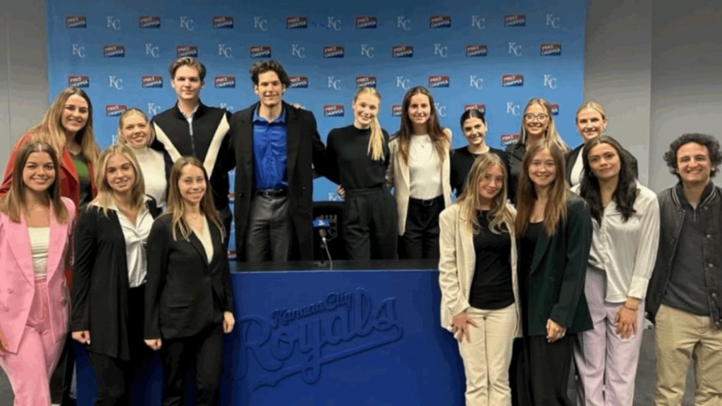 The Missouri School of Journalism's student chapter of the Public Relations Student Society of America (PRSSA) during their trip to Chicago, Nov. 6–8, 2024.