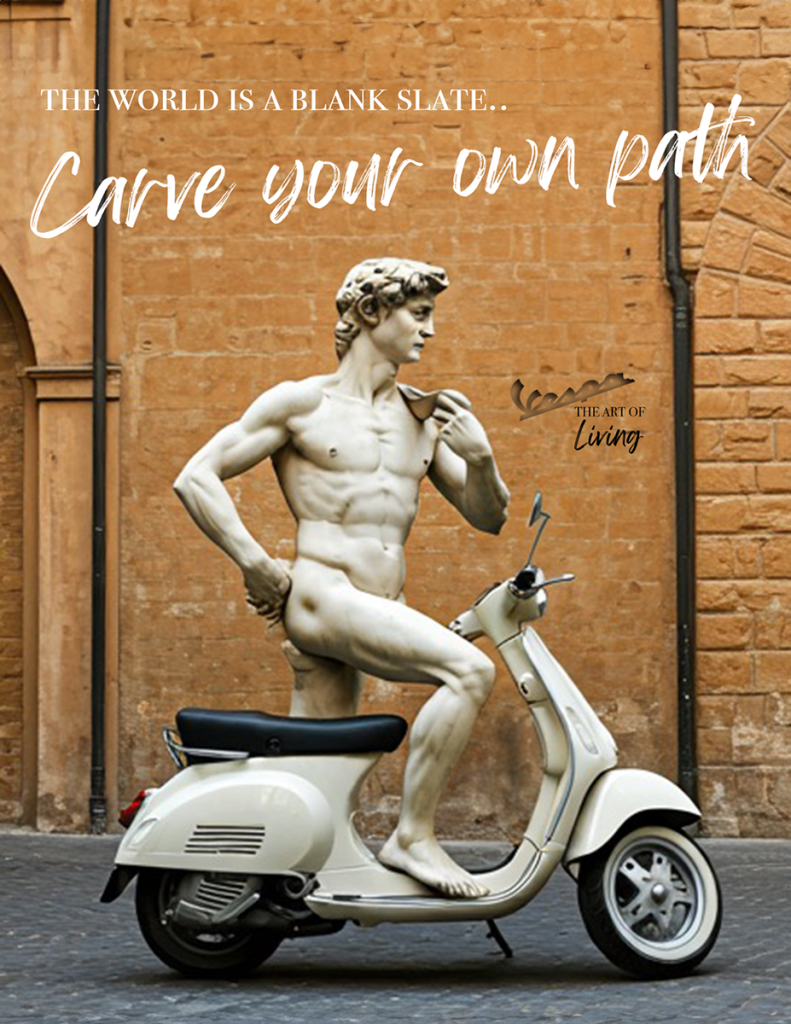 Vespa: The world is a blank slate.... Carve your own path