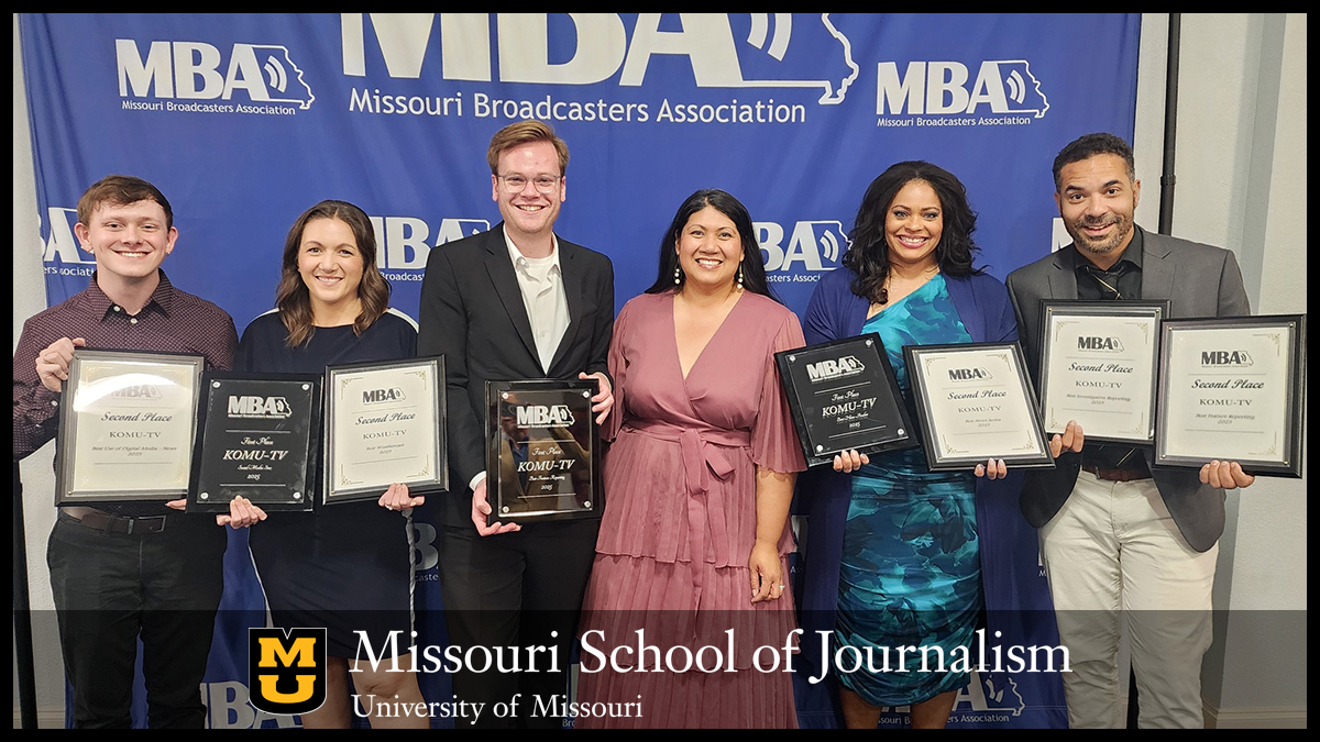 Left to right: Jacob Richey, Beth Finello, John Murphy, Jeimmie Nevalga, Evie Allen and Dominick Lee