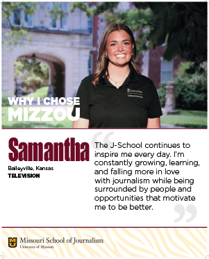 Why I chose Mizzou: Samantha