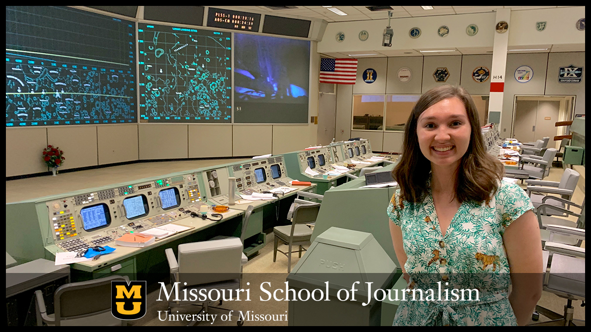 Katherine Herrick at Apollo Mission Control